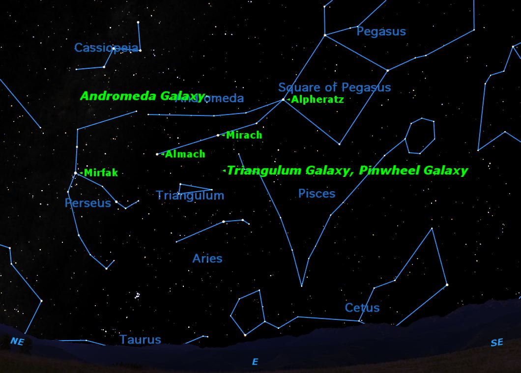 Autumn Galaxies Reign in Night Sky This Week